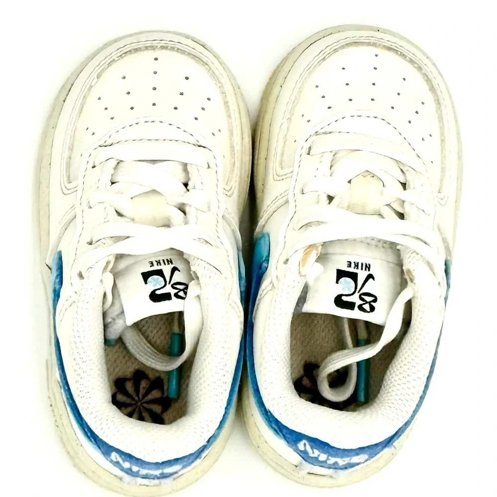 Nike Force 1 LV8 2 DV0753 100 Toddlers, Sizes‎ 6, Like New